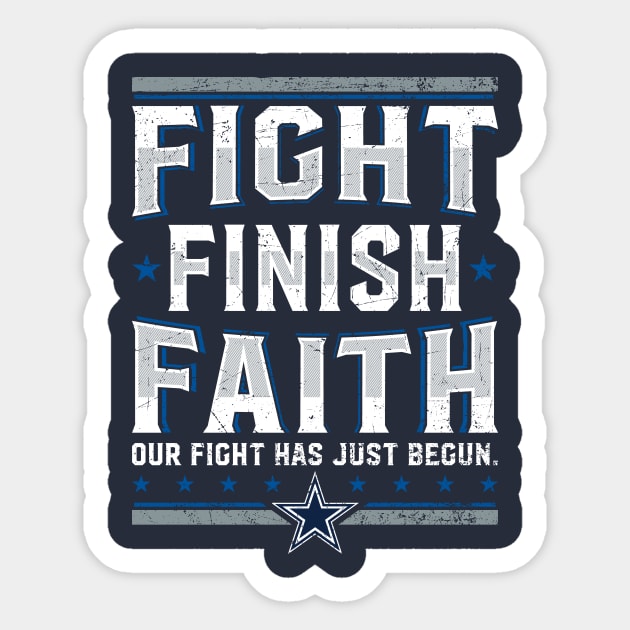 Fight Finish Faith Sticker by KDNJ